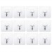 Bestsupplier 15 Pcs Hanging Hooks Heavy Duty Wall & Ceiling Sticky HooksFor Hanging Removable Waterproof Reusable Transparent Nail Free Stainless Wall Ceiling Hangers For Bathroom Kitchen Bedroom - B07GRXCHYJ
